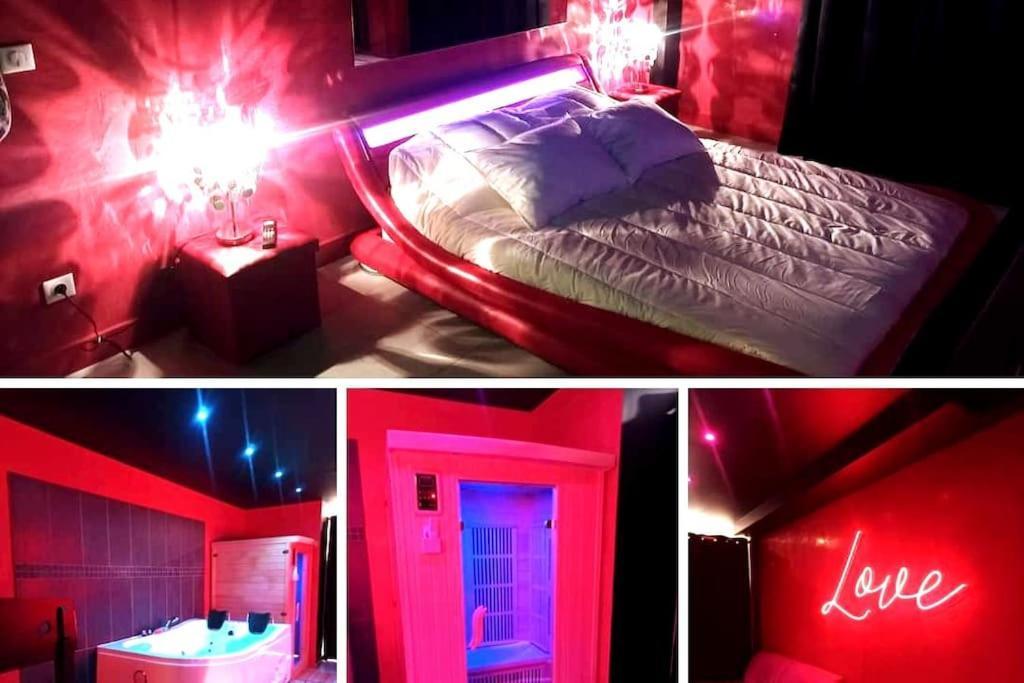 Appartement Balneo Et Sauna Prives The Red Room Mauguio Dış mekan fotoğraf